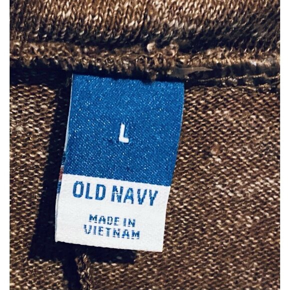 Old Navy Sweater Dress Womens Large Brown Long Sleeve Turtleneck Shift Comfy - Picture 5 of 6